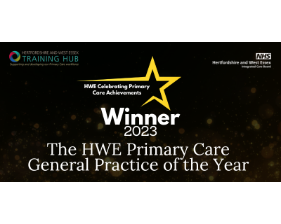 winner of HWE primary care GP of the year image